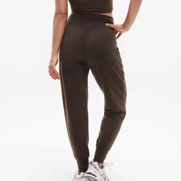 Athleta Coaster Luxe Jogger, Brown, Size Large - Picture 2 of 8